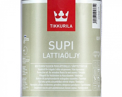 Supi Lattiaoljy- Супи масло для ПОЛа бани Tikkurilla